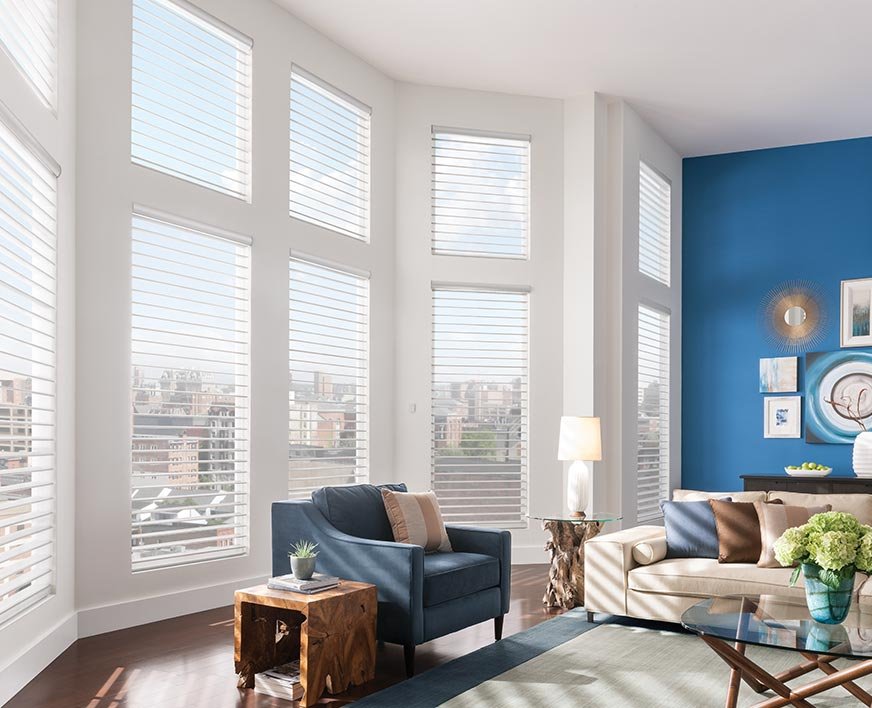 Custom blinds installation North Vancouver home