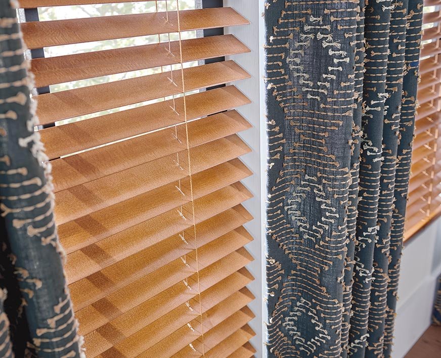 Elegant draperies in Squamish living room